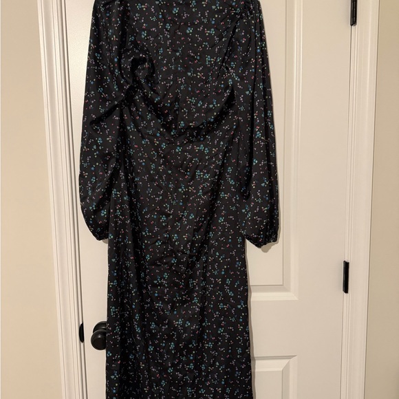 AFRM Portia Dress in Noir Neon Ditsy Floral Boho Dress Womens Size Small NWT - Picture 7 of 7